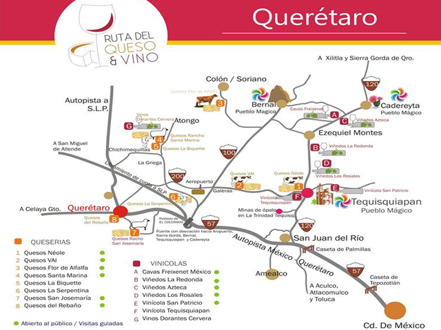 Ruta del Queso y el Vino de Querétaro, México (Gira educativa&nbsp;2017)
