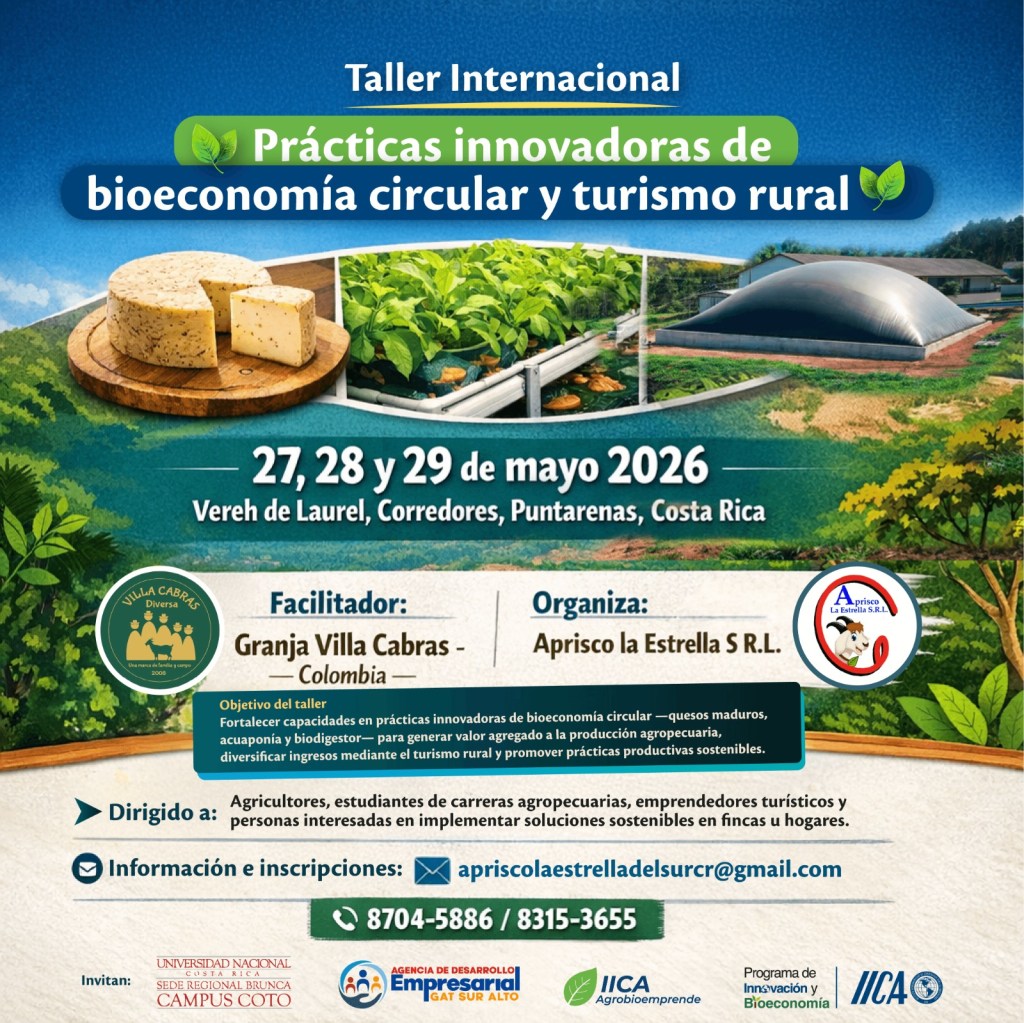 Taller Internacional Prácticas innovadoras de bioeconomía circular y turismo&nbsp;rural